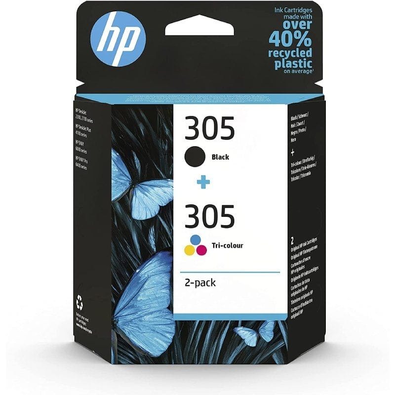 Pack Tinteiros HP 305 Preto/Tricolor